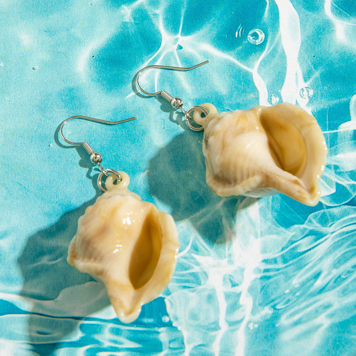 Wholesale Bohemian Starfish Shell Acrylic Earrings